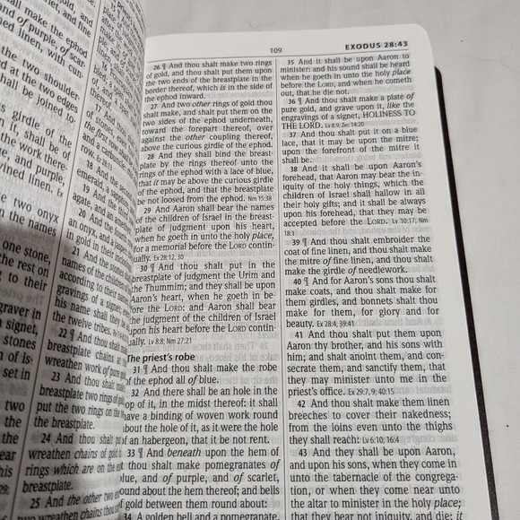 KJV Personal Size Giant Print Reference Edition Bible Hendrickson Bibles - Picture 11 of 14